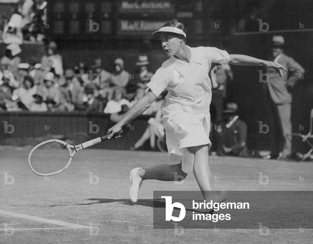 Cilly Aussem, 1931 (b/w photo)