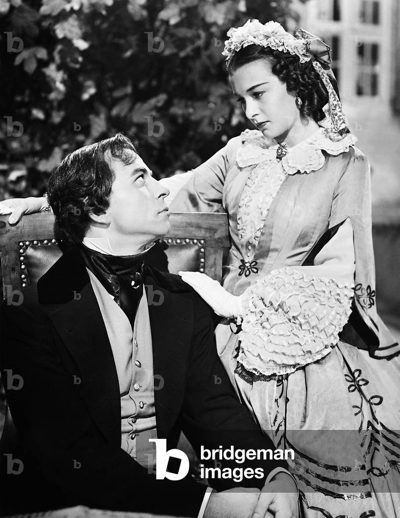 Joachim Gottschalk and Ilse Werner in 'Die schwedische Nachtigall', 1941 (b/w photo)