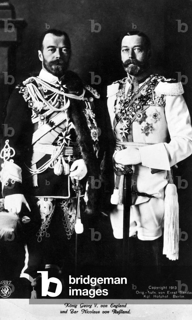 Nicholas II and George V, 1913