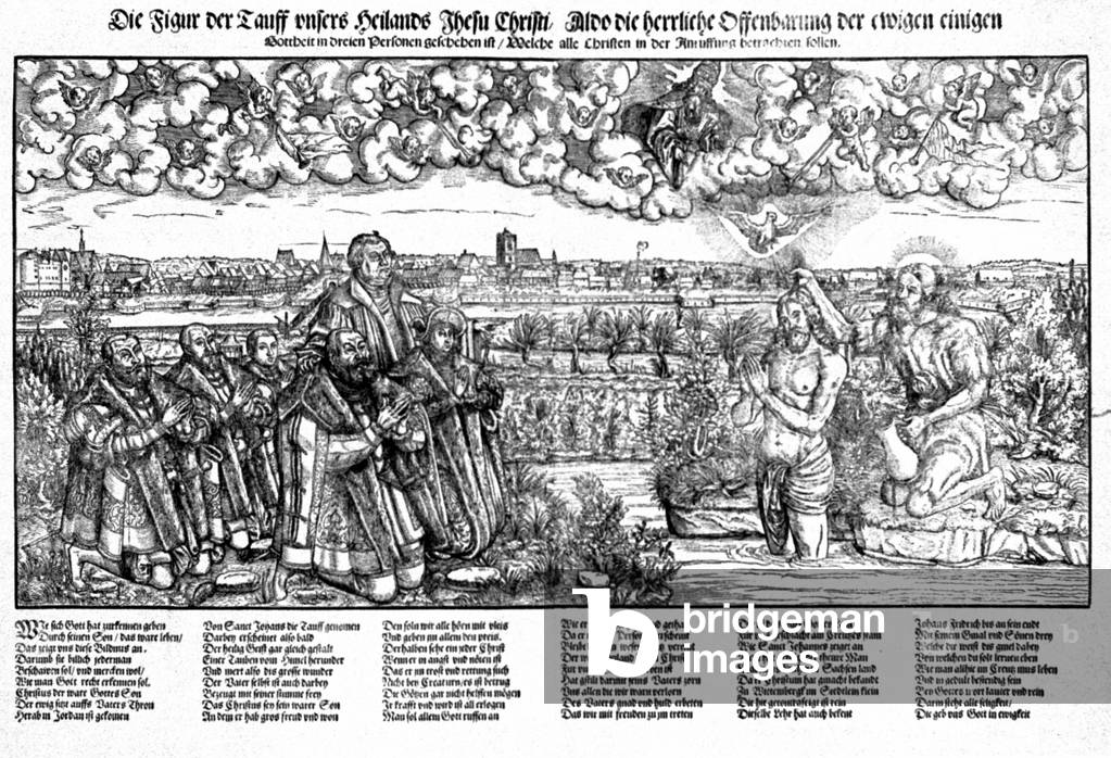 Baptism of Jesus in the presence of Martin Luther, 150/60