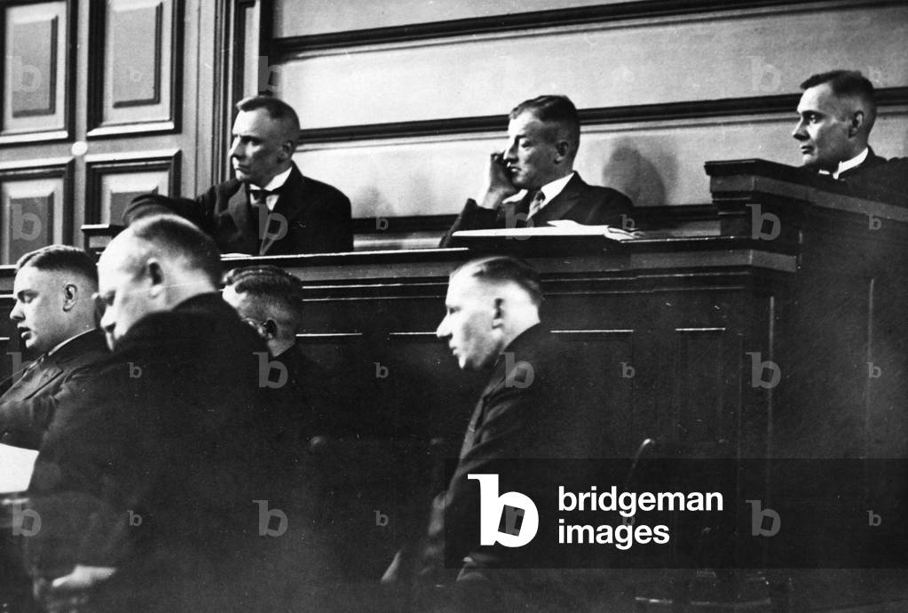 Main accusation in the bombing trial, 1930