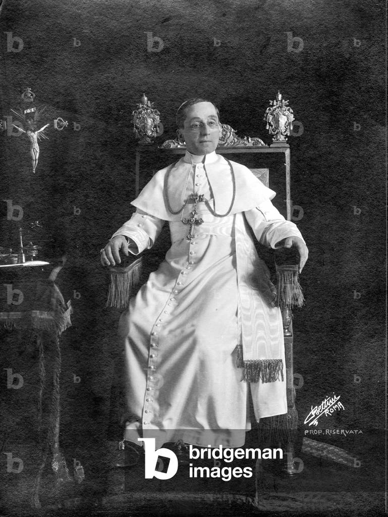 Pope Benedict XV., 1914 (b/w photo)