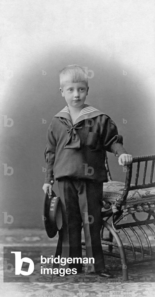 Prince Ernst Heinrich of Saxony, 1903 (b/w photo)