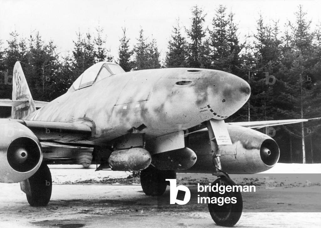 Messerschmitt Me 262, 1944 (b/w photo)