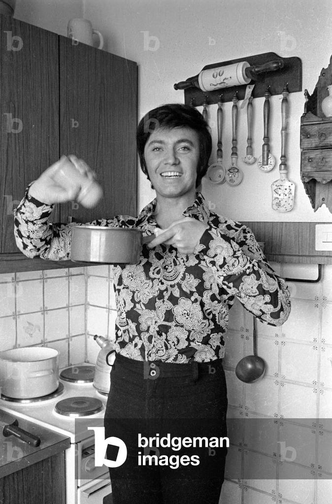 Rex Gildo, 1971 (b/w photo)