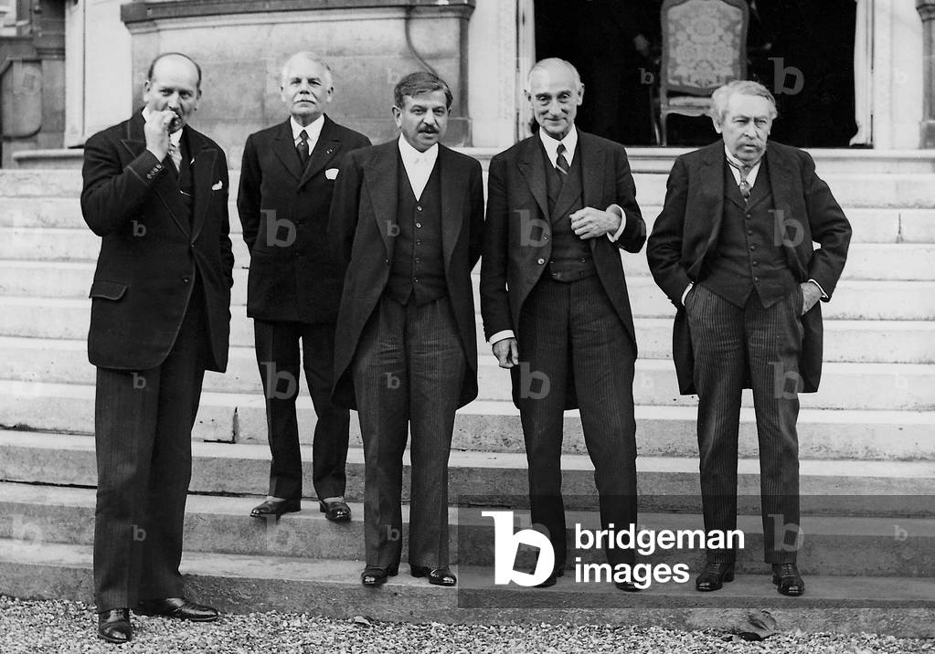 Anglo-French trade negotiations, 1931 (b/w photo)