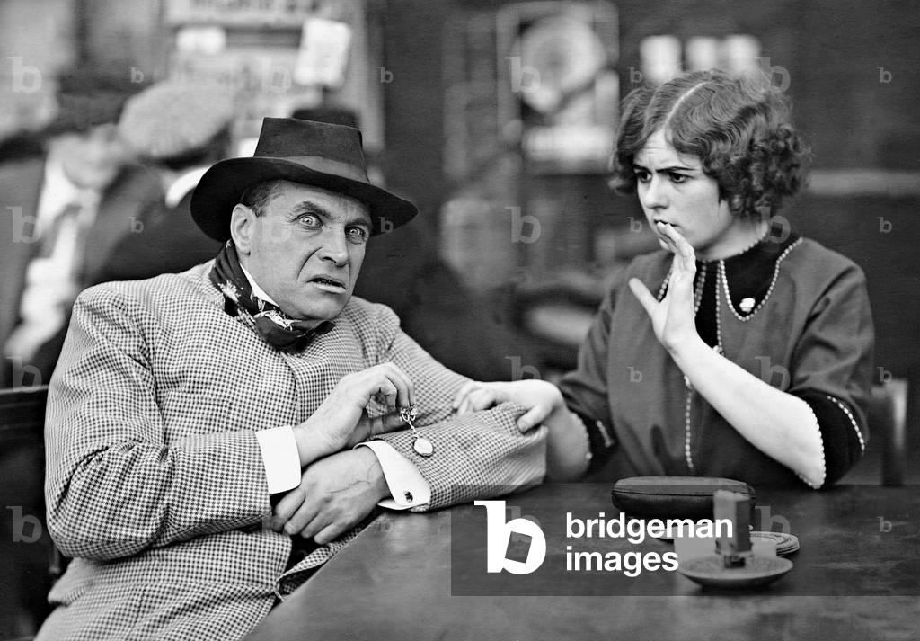 Albert Bassermann and Hanni Weisse in 'The Other', 1913 (b/w photo)