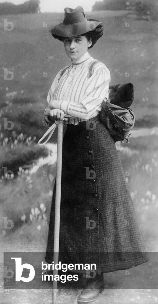 Mountaineer, 1909 (b/w photo)