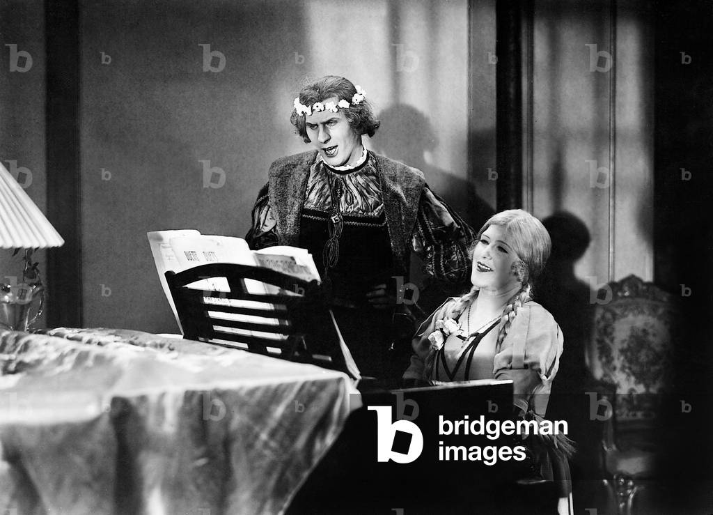 Fritz Rasp and Ida Wuest in ' The Last Waltz', 1927 (b/w photo)