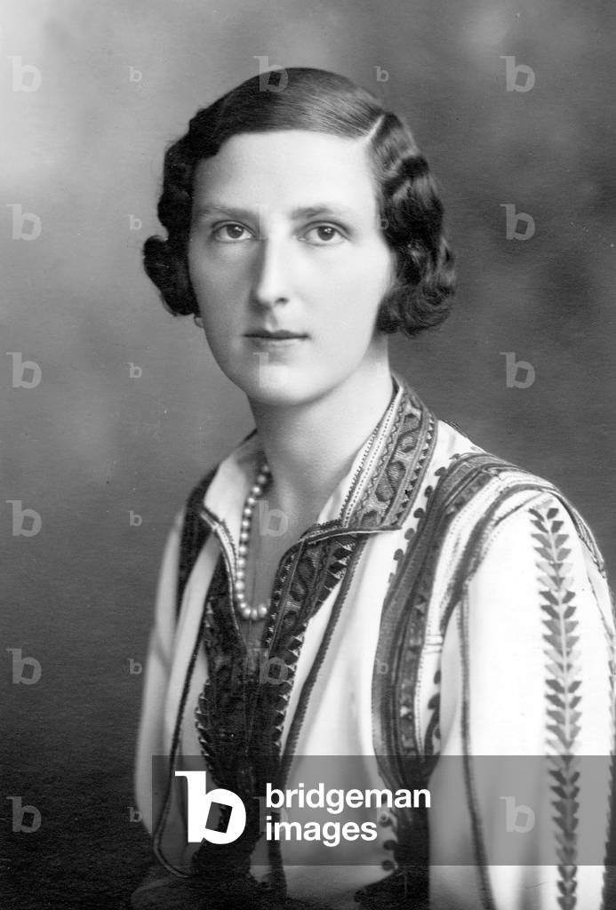 Queen Giovanna of Bulgaria (b/w photo)