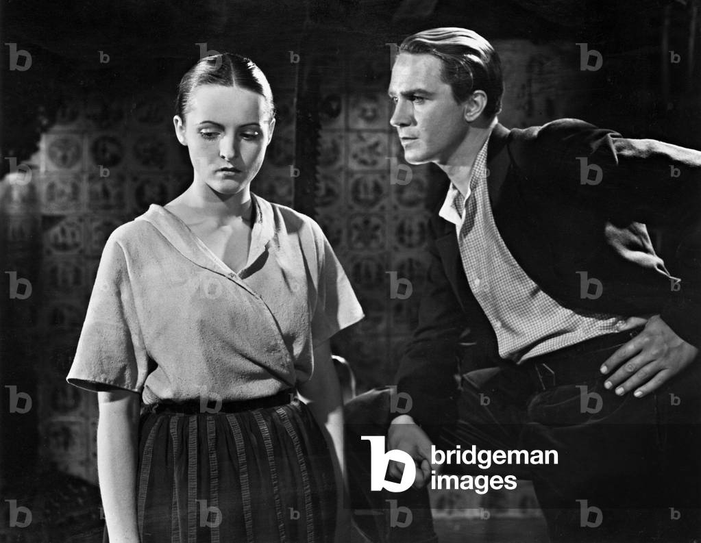 Hansi Knoteck and Kurt Fischer-Fehling in 'The girl from the Moorhof', 1935 (b/w photo)