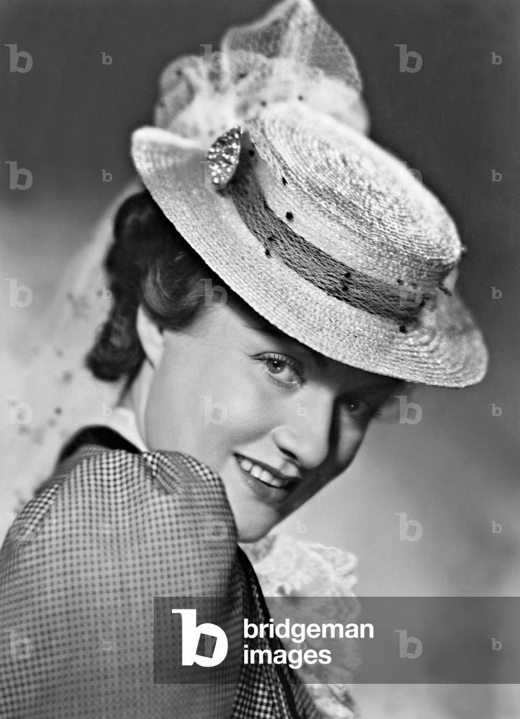 Charlotte Ander in 'Wie einst im Mai', 1937 (b/w photo)