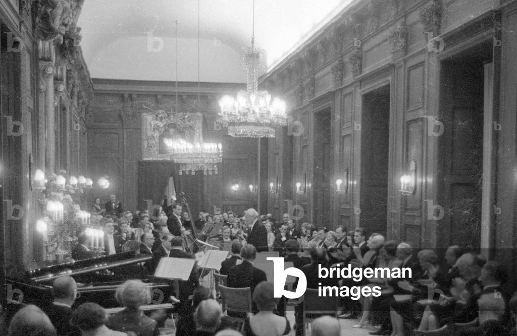 The wedding of the Duke of Oldenburg, 1965 (b/w photo)