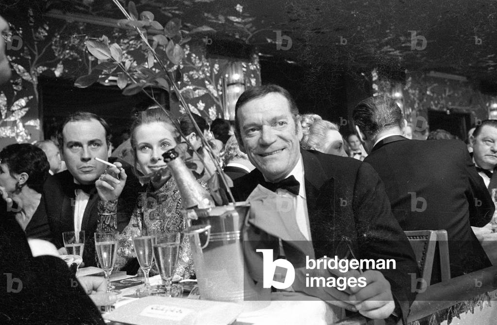 Hellmut Lange at the Film Ball Munich, 1971 (b/w photo)