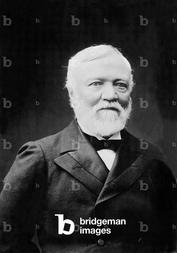 Andrew Carnegie (b/w photo)