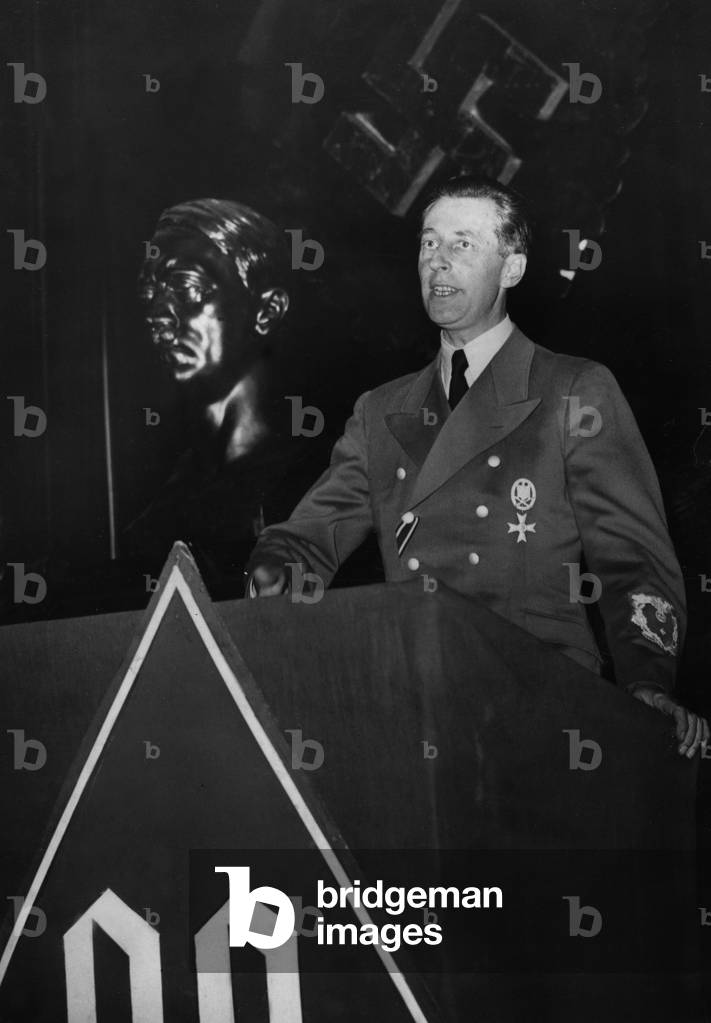 Hans Fritzsche, 1943 (b/w photo)