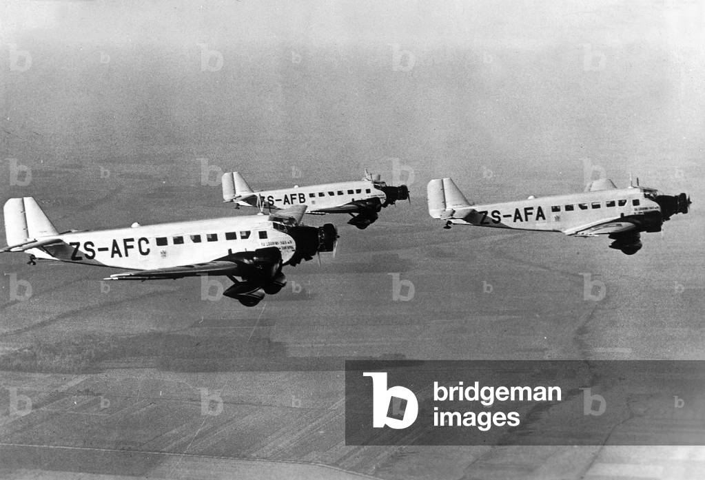 Junkers Ju 52 (b/w photo)