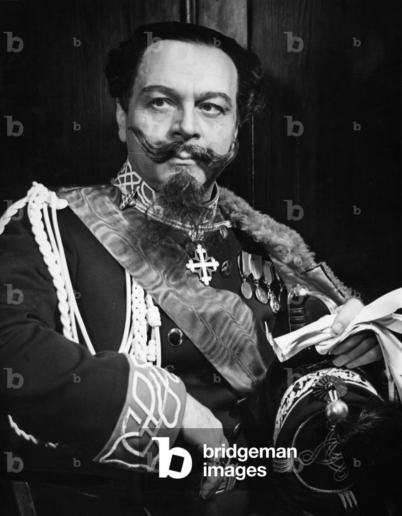 Paul Hartmann in the play 'Cavour', 1940 (b/w photo)