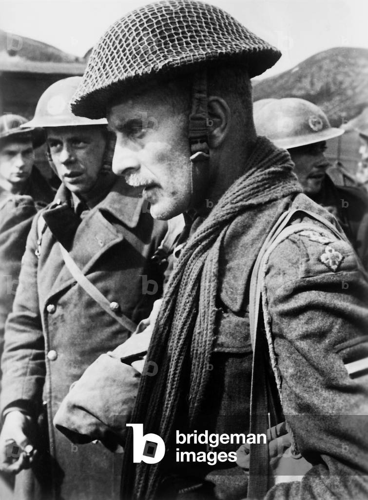 Captured British soldiers, 1943 (b/w photo)