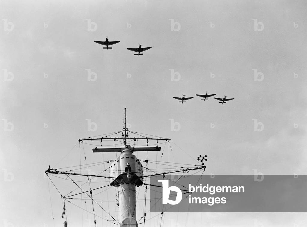 German bomber Junkers Ju 87, 1940 (b/w photo)