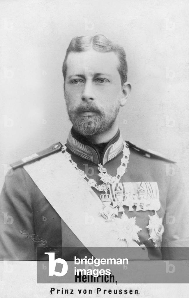 Henry of Prussia in Russian uniform, 1895 (b/w photo)
