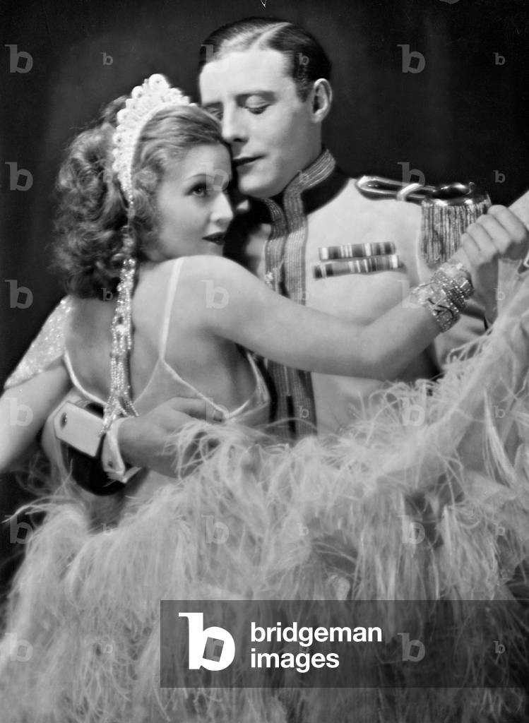 Lilian Harvey and Henri Garat in 'Her Grace Commands', 1931 (b/w photo)