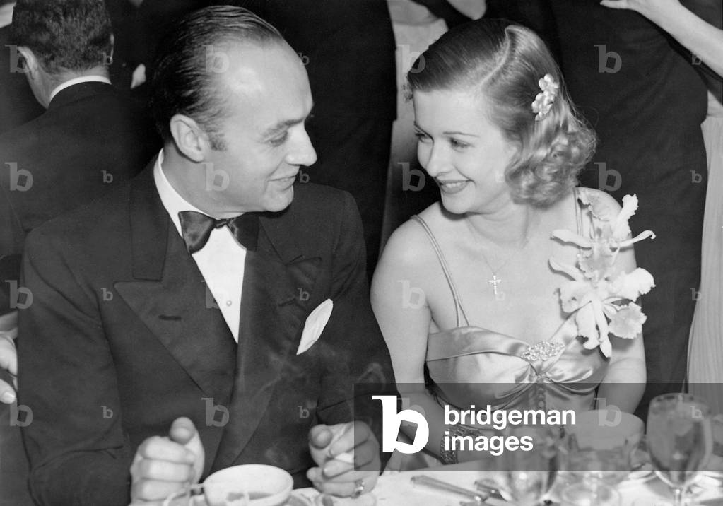 Charles Boyer and Joan Bennett, 1938 (b/w photo)