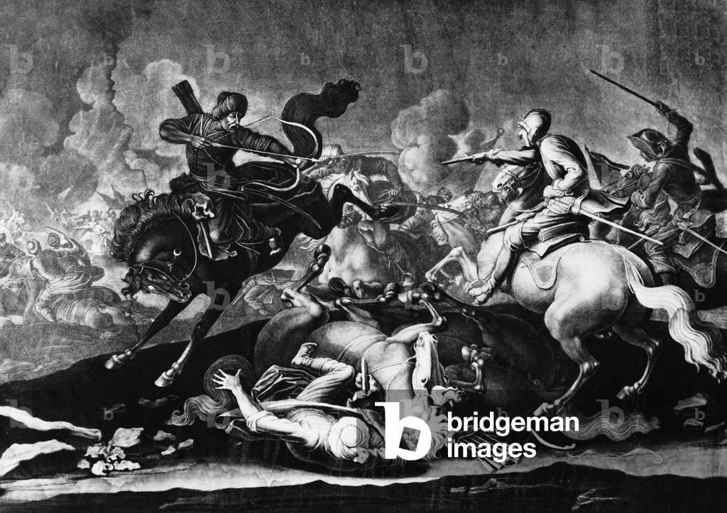 Turkish war, 1683 (b/w photo)