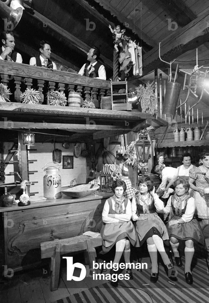 Tosso Herz's Hilgerhof, 1974 (b/w photo)