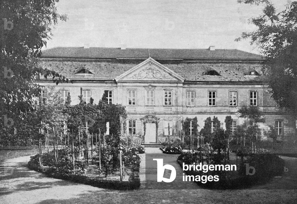 The Schoenhausen Palace, 1910 (b/w photo)