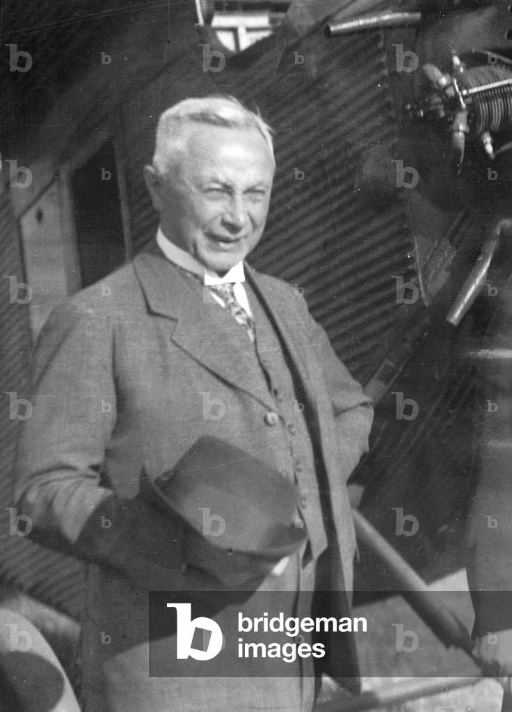 Hugo Junkers, 1929 (b/w photo)