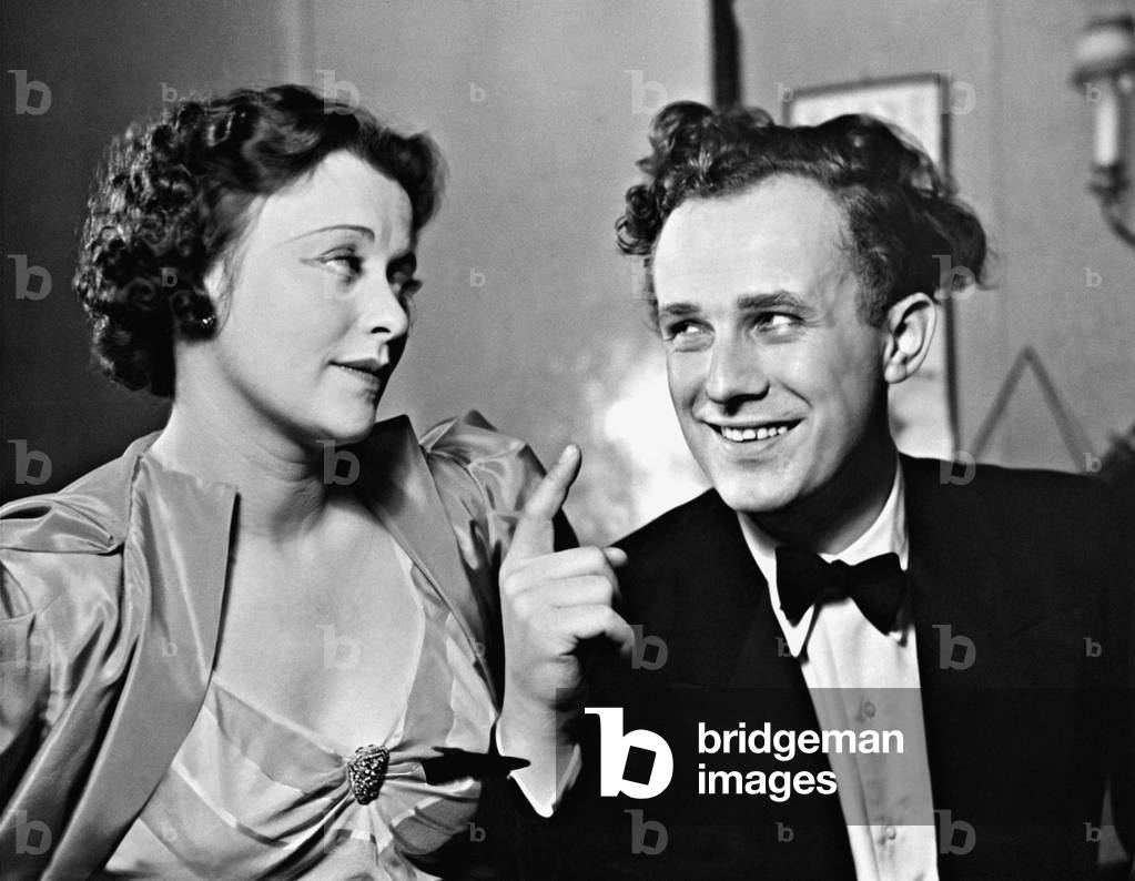 Ursula Grabley and Axel von Ambesser in 'Our Little Woman', 1938 (b/w photo)