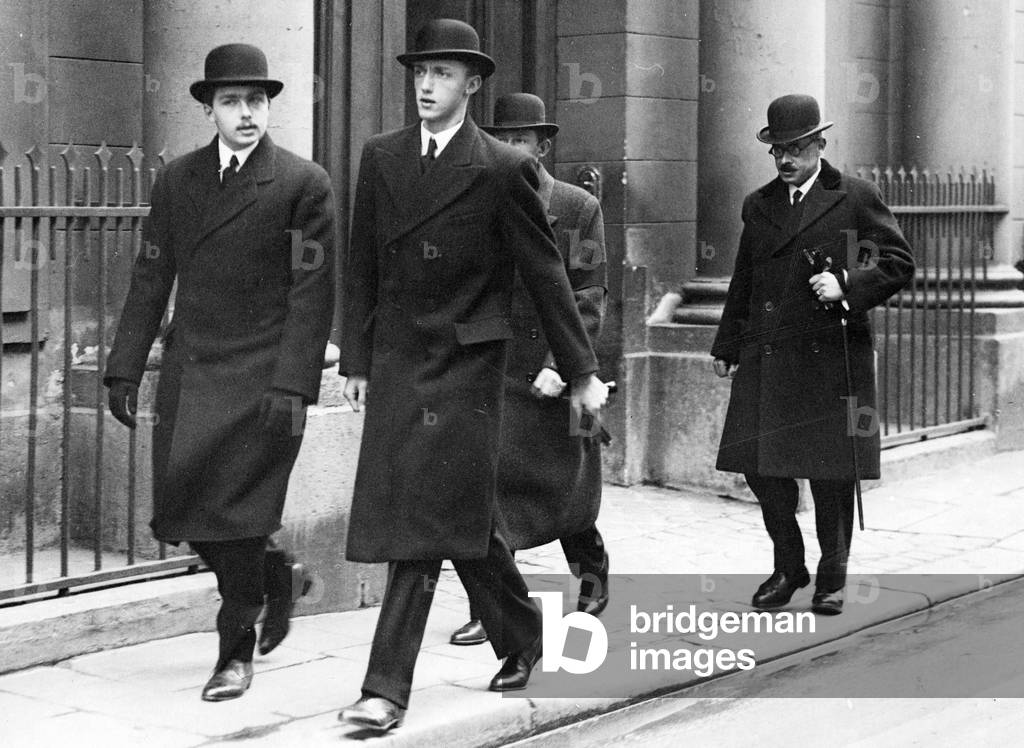 Otto von Habsburg in Paris, 1934 (b/w photo)