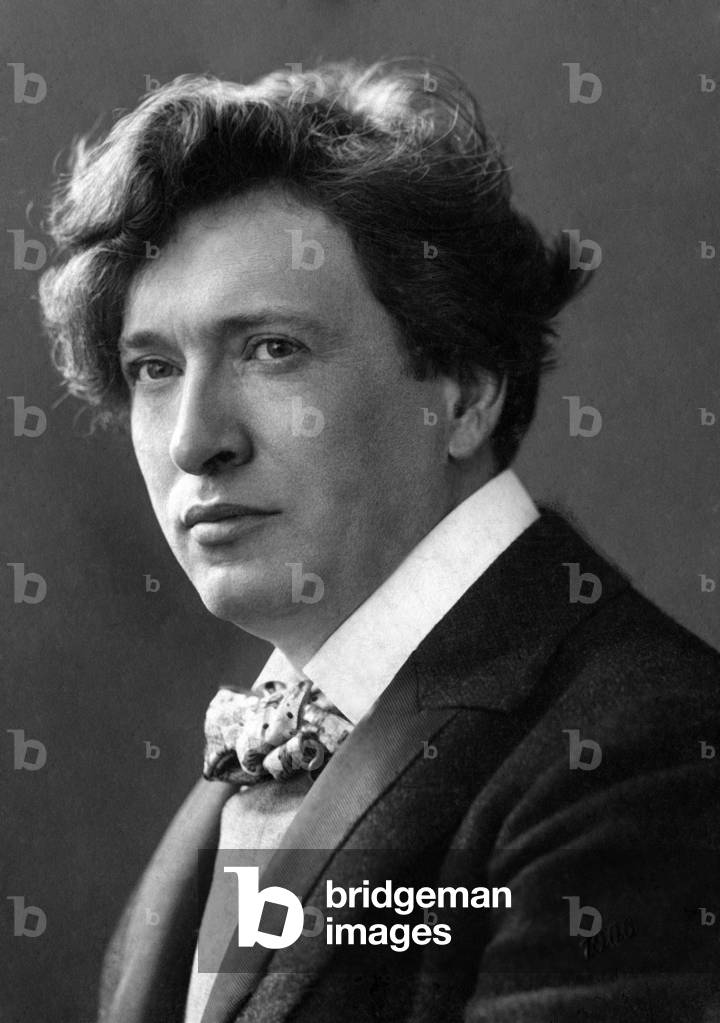 Ferruccio Busoni, 1906 (b/w photo)