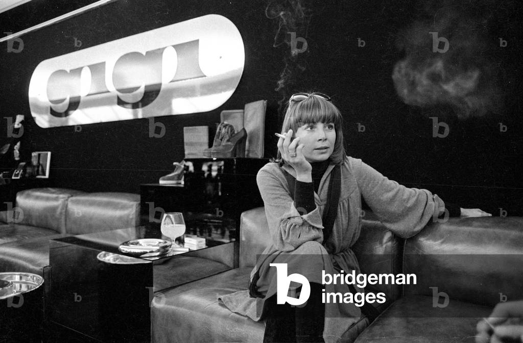 Christine Schuberth, 1974 (b/w photo)