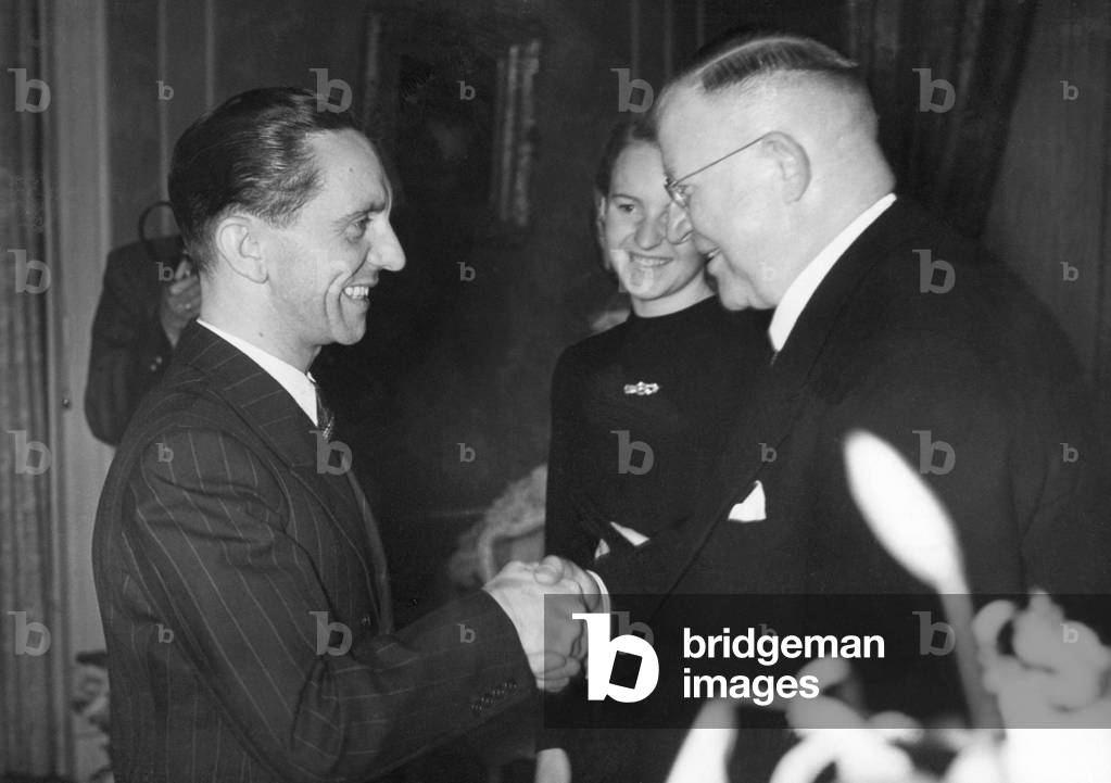 Joseph Goebbels and Ludwig Klitzsch, 1941