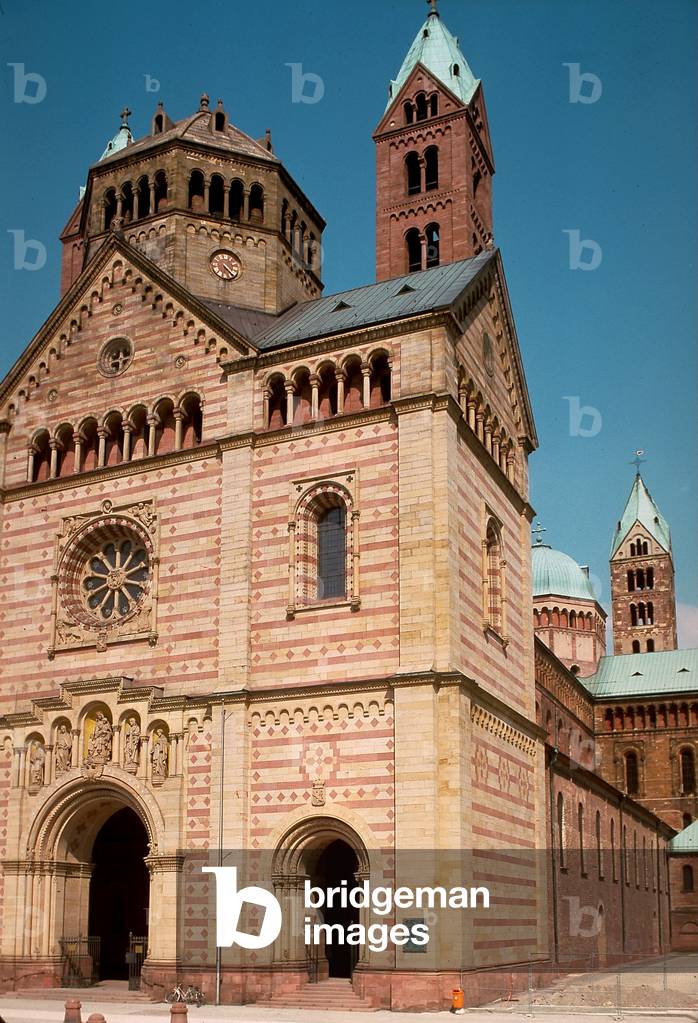 Speyer Cathedral from the south-west, 11th-12th century, 1997 (photo)