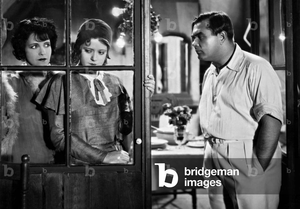 Hertha von Walther, Maria Solveg and Oscar Homolka in 'Der Weg nach Rio', 1930 (b/w photo)