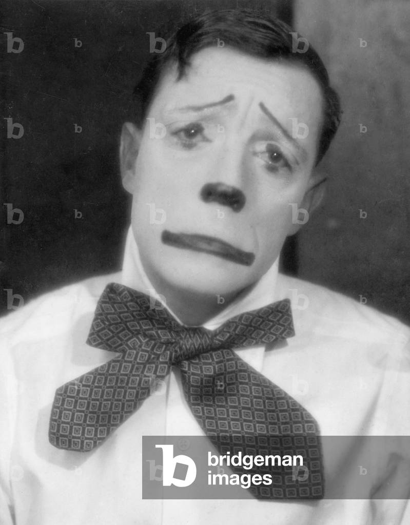 Buster Keaton as Bajazzo (b/w photo)