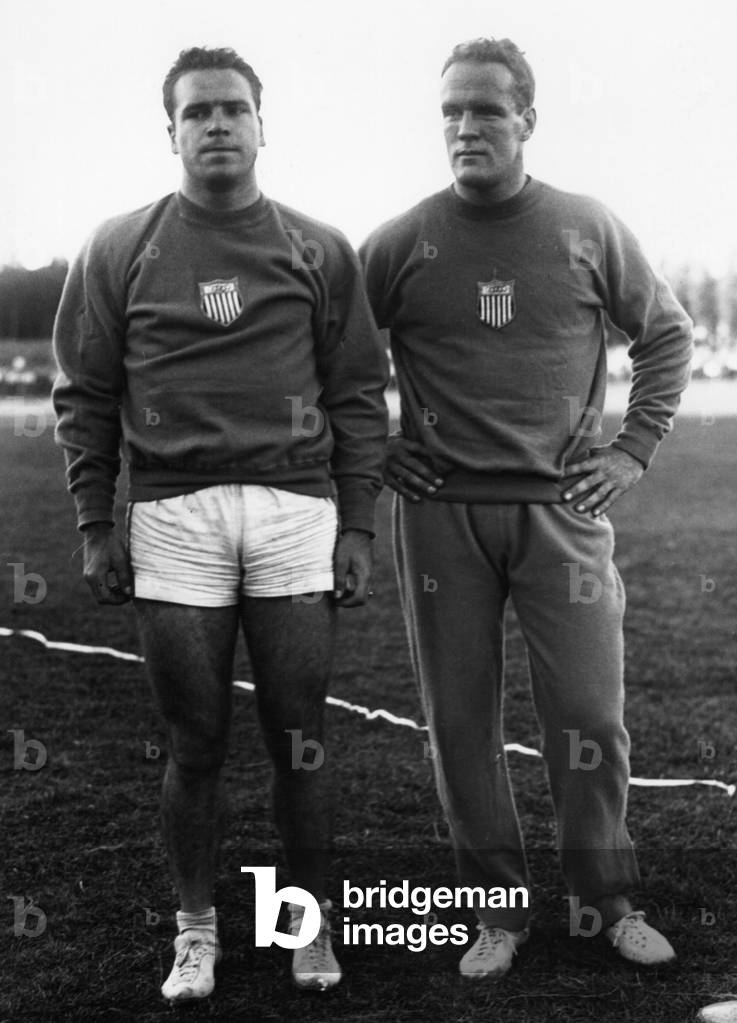 Laborde and John Anderson, 1933 (b/w photo)