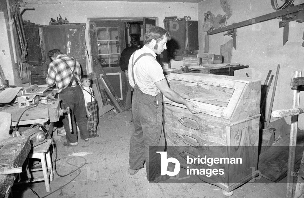 Joinery, 1974 (b/w photo)