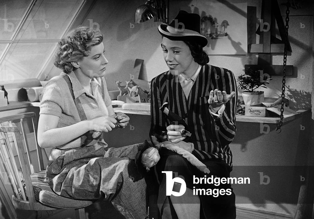 Marianne Hoppe and Ursula Herking in 'Auf Wiedersehen, Franziska', 1941 (b/w photo)