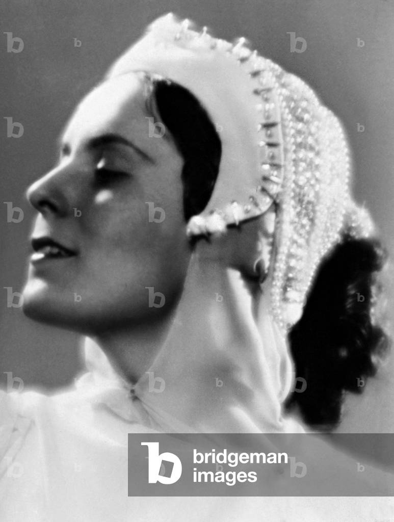 Jarmila Novotna in 'The Beautiful Helen', 1932 (b/w photo)