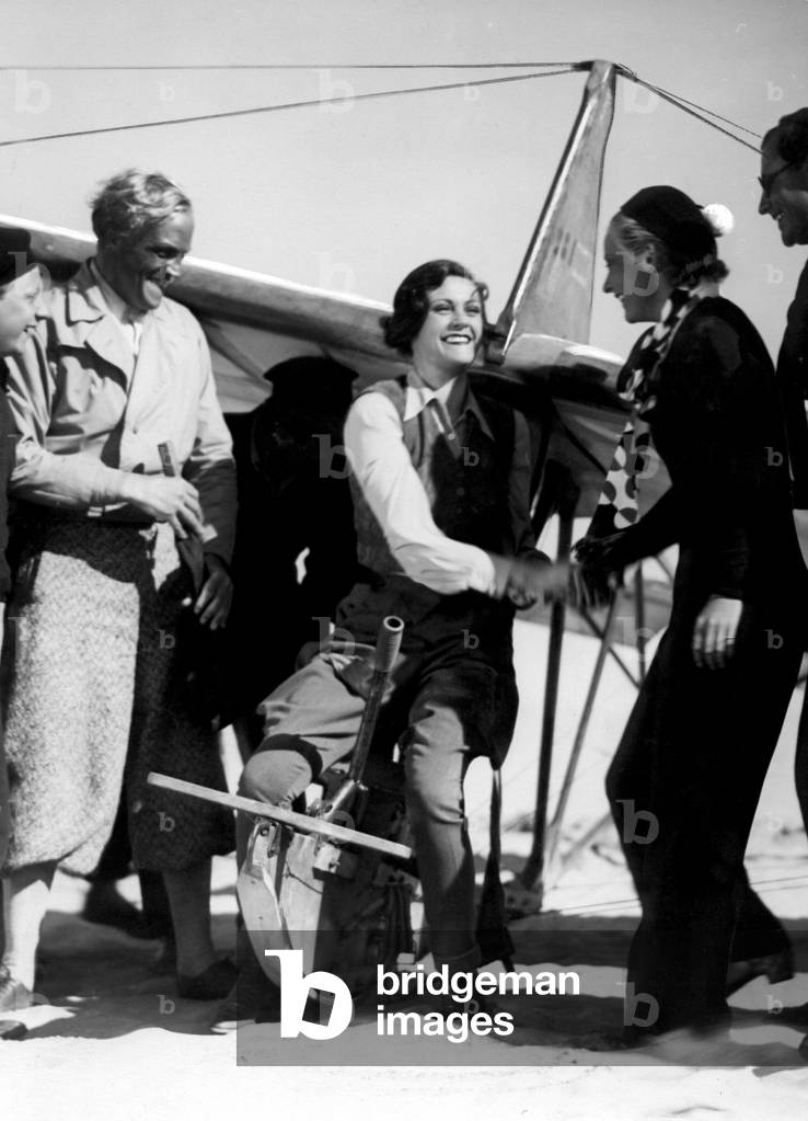 Claus Clausen, Sybille Schmitz and Hilde Gebuehr (b/w photo)