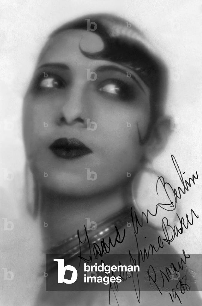 Josephine Baker, 1928 (b/w photo)