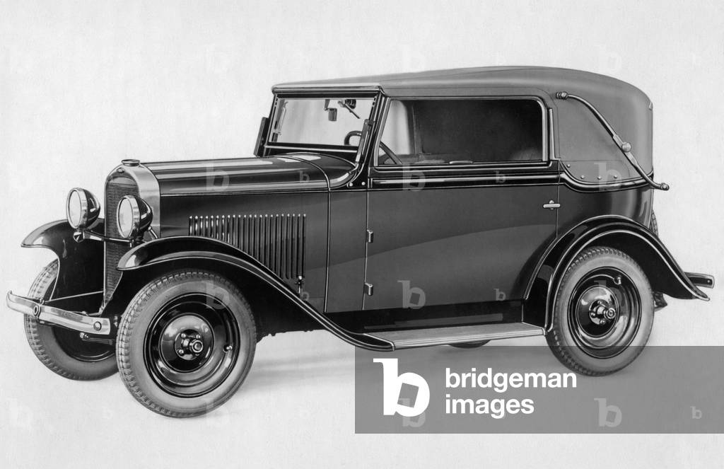 Opel 1,2 litre Cabriolet, 1932