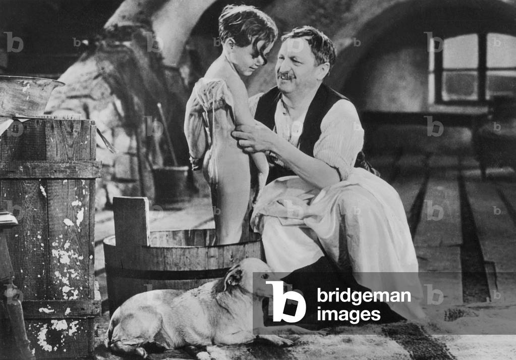 Hans Moser in 'Paradise Road', 1936 (b/w photo)