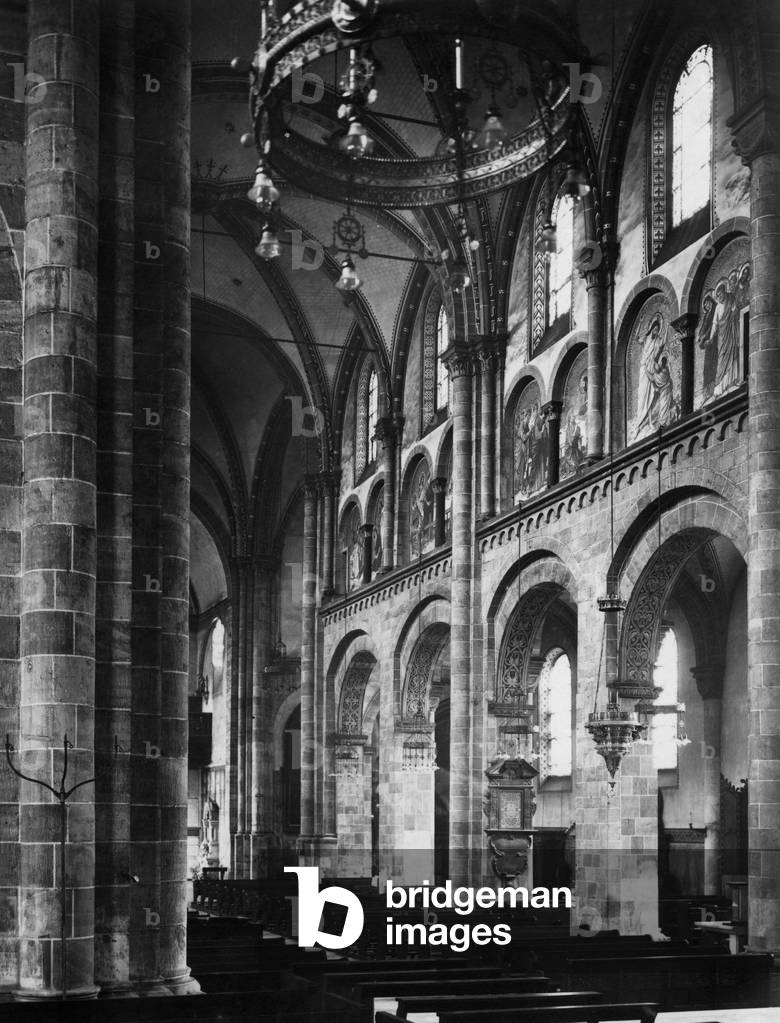 Interior view of the Basilica of the Holy Apostles