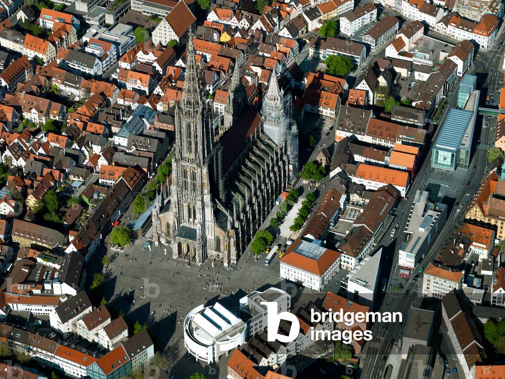 Aerial view of the Minster of Ulm, Germany, 2008 (photo)