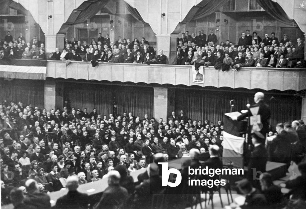 Theodor Duesterberg in Cologne, 1932 (b/w photo)